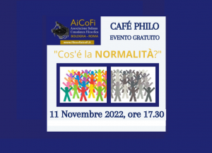 Cafe' philo: cos'e' la normalita'?